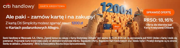 Citi Handlowy Karta kredytowa Citi Simplicity