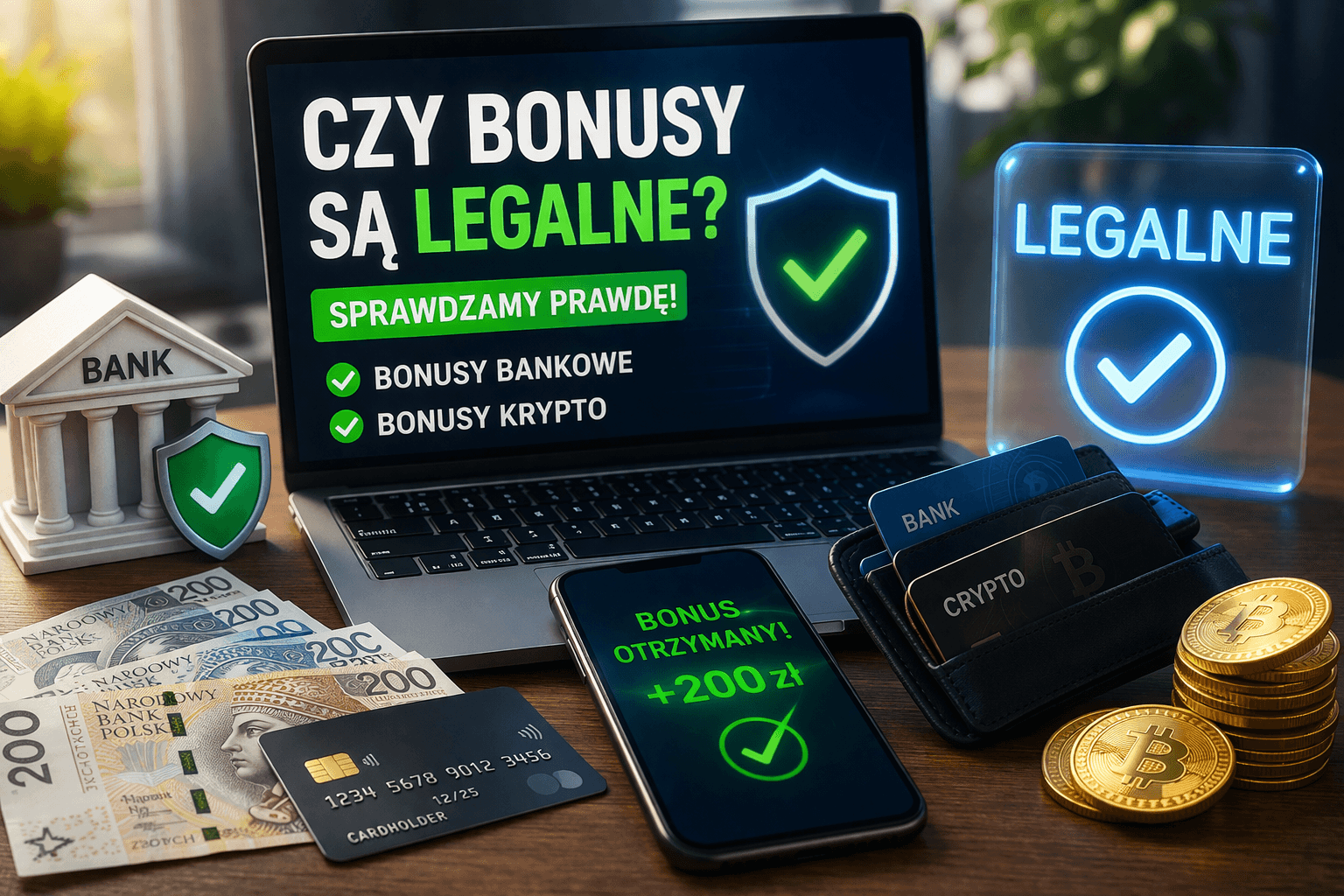 Czy bonusy bankowe i krypto są legalne? Sprawdzamy, czy to działa naprawdę