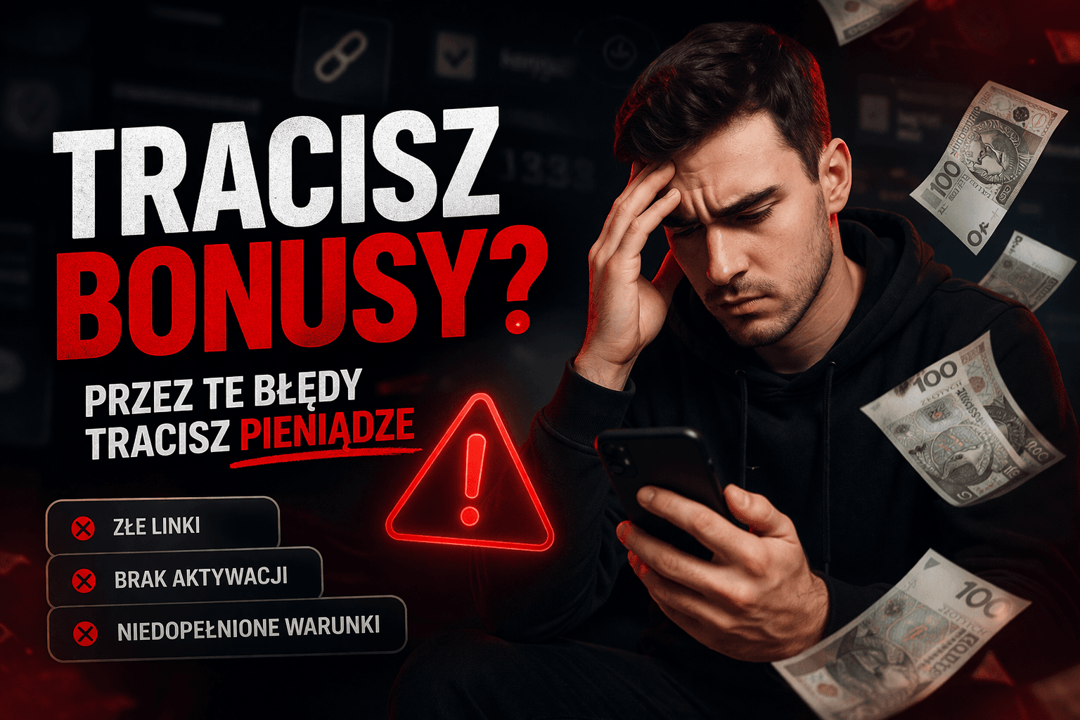Najczęstsze błędy przy bonusach – przez to tracisz pieniądze (2026)