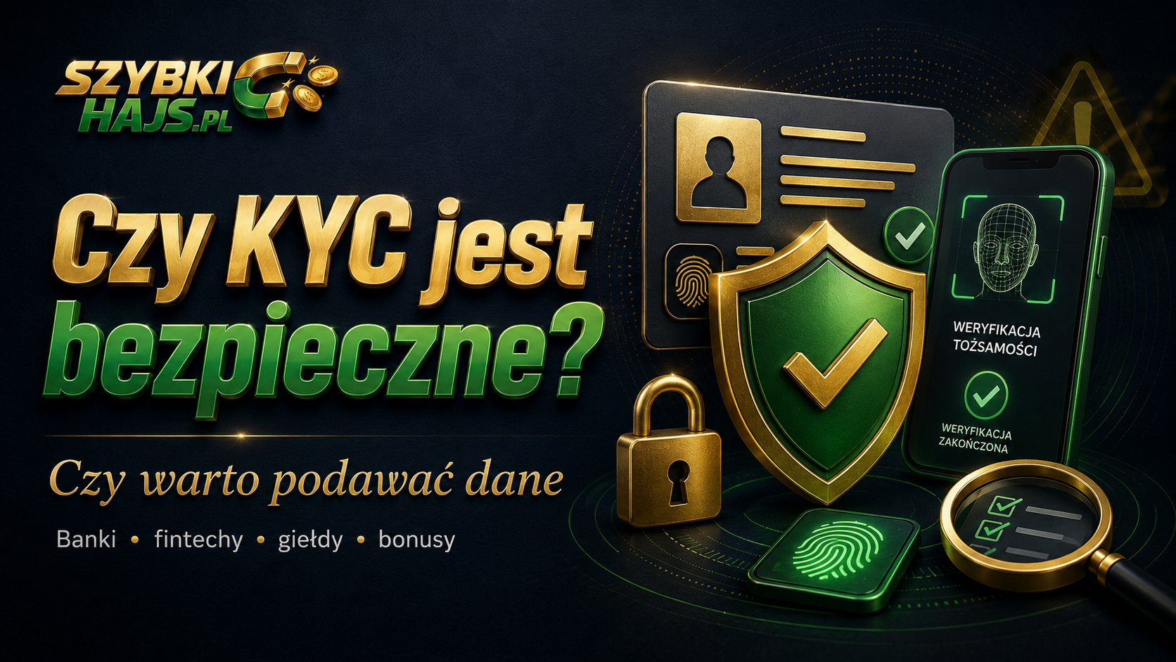 Czy KYC jest bezpieczne? Czy warto podawać dane przy bonusach i kontach online?