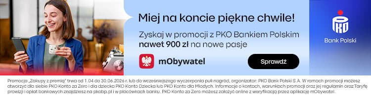 PKO Konto za Zero z Moneyback undefined
