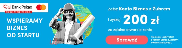 Bank Pekao Konto Biznes z Żubrem undefined