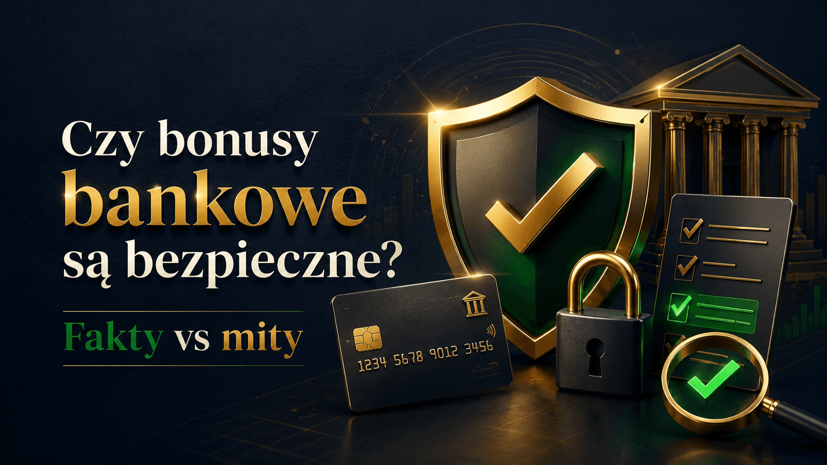 Czy bonusy bankowe są bezpieczne? Fakty vs mity