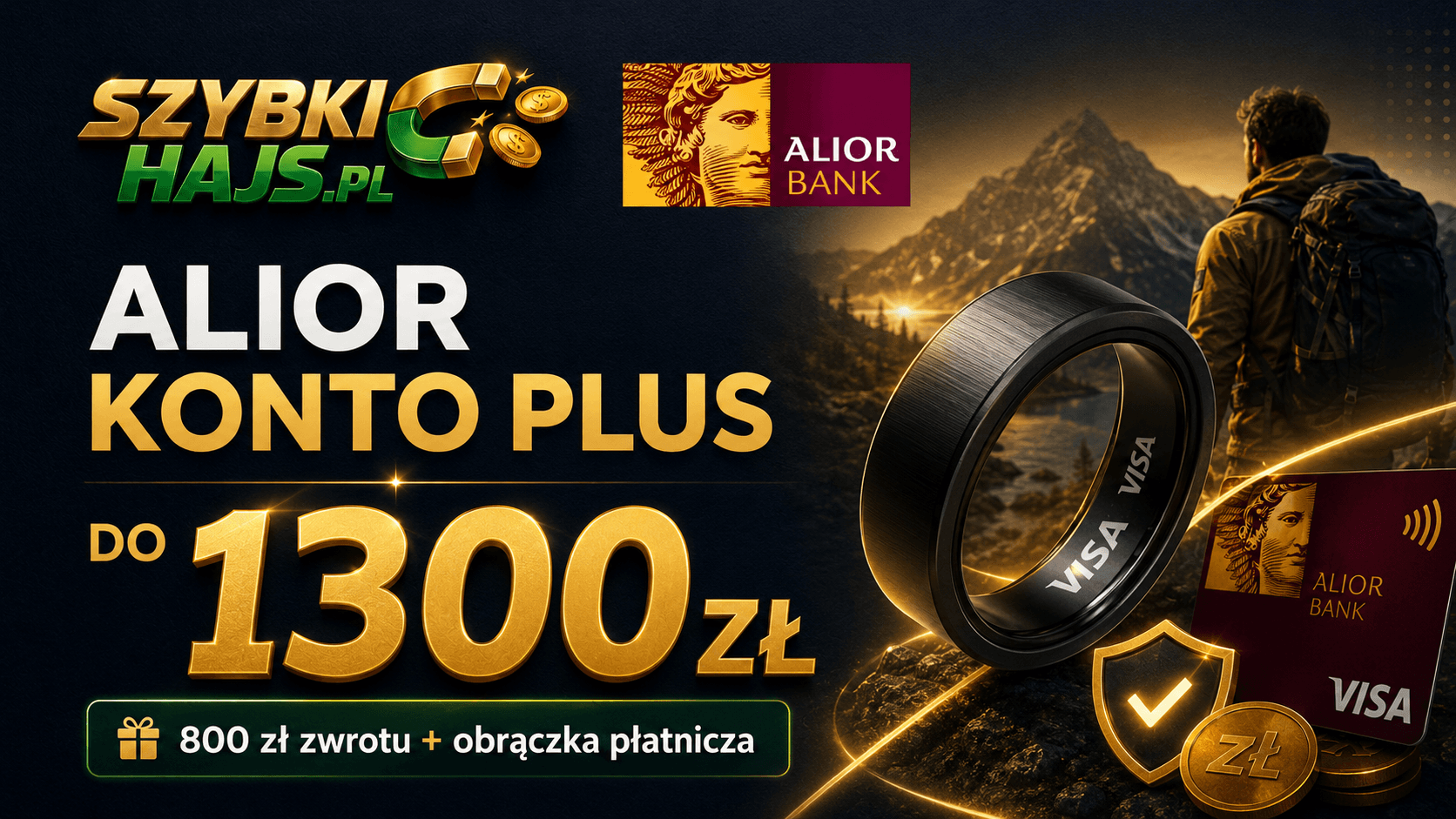 Alior Konto Plus z kodem ZYSKAJ2026 — jak zgarnąć do 1300 zł?