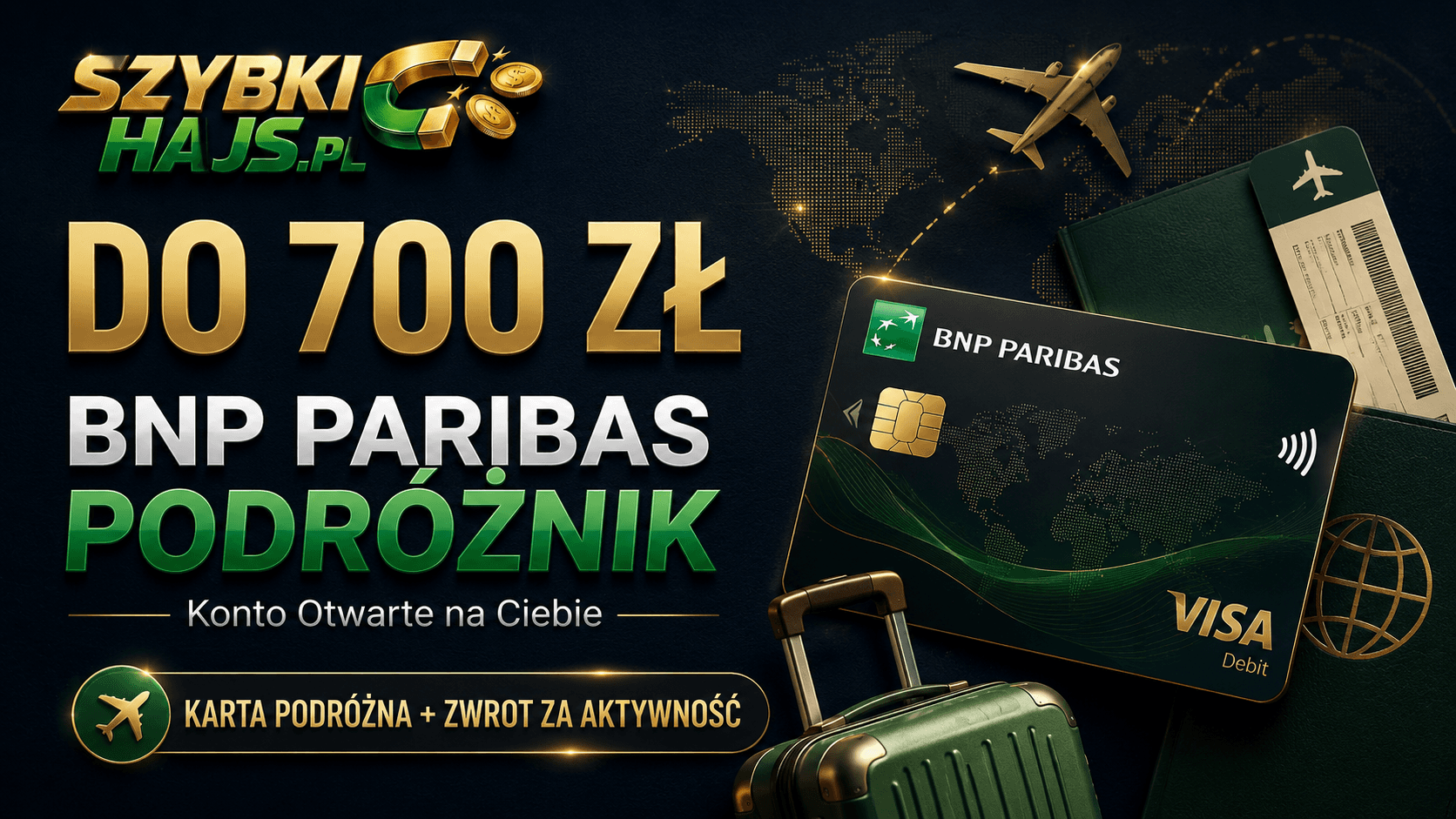 BNP Paribas Podróżnik — jak zgarnąć do 700 zł zwrotu?