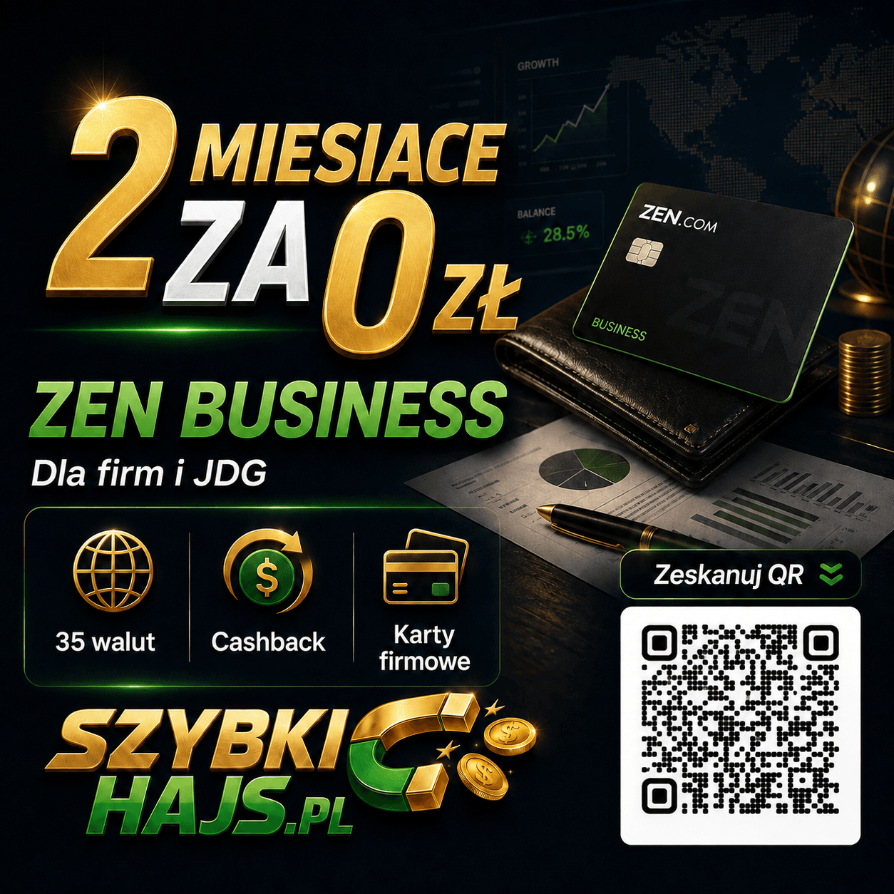 ZEN Business — 2 miesiące za 0 zł. Czy warto założyć konto firmowe?